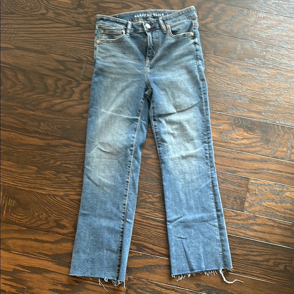 American Eagle Outfitters Straight Leg Blue Jeans